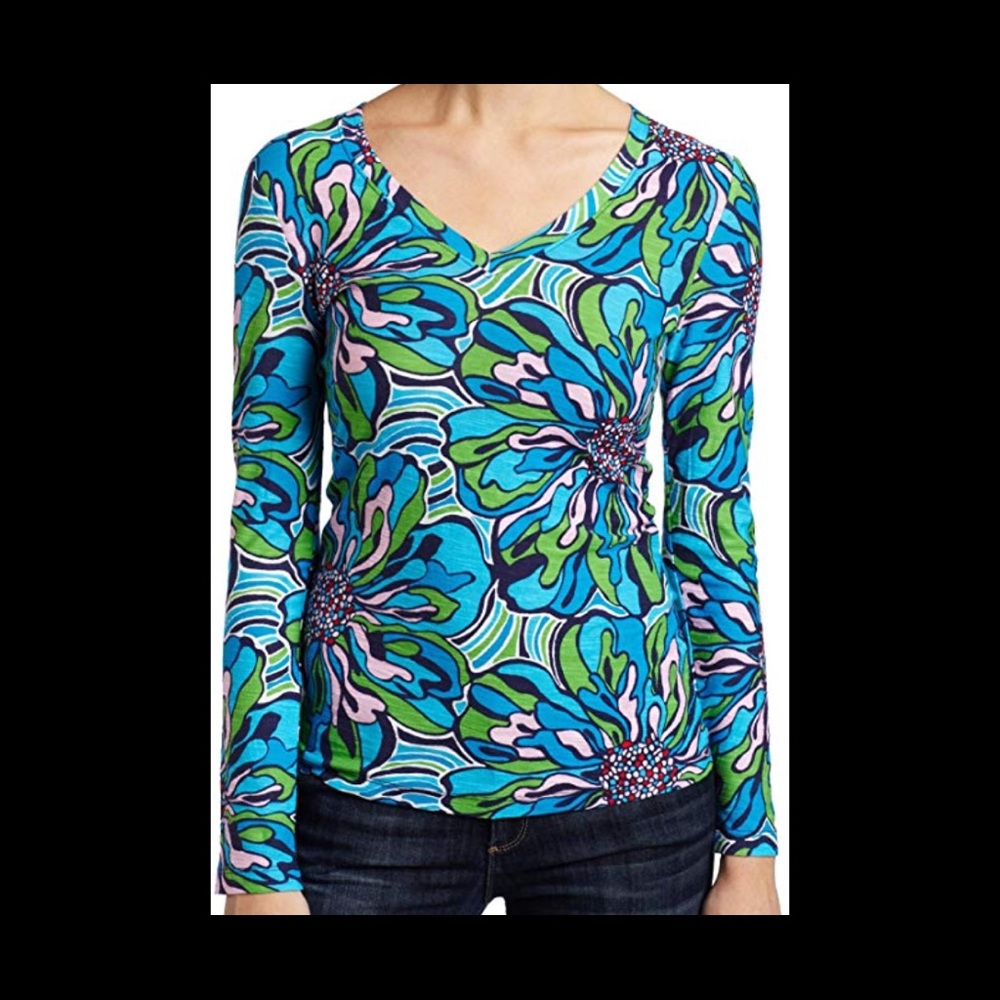 Lilly Pulitzer Mandy V-Neck Top